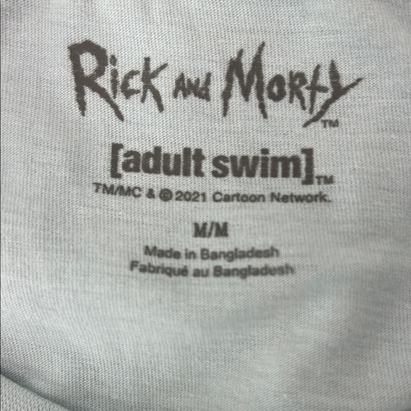 Rick and Morty Authentic Tie-Dye T-Shirt Comedy TV Cartoon Funny Size Medium Fun - Picture 6 of 6